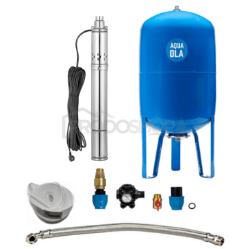 Házi vízmű 3 SQOLA - 0,75 / 100l búvárszivattyúval