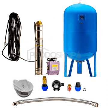 Házi vízmű búvárszivattyúval Omnigena EVJ 2.5 / 200L