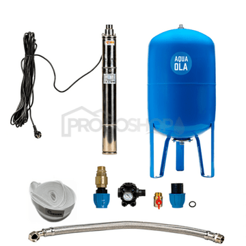 Házi vízmű búvárszivattyúval 3 SQIBO - 0,75 / 80l