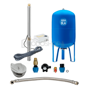 Házi vízmű búvárszivattyúval Omnigena AQUA ST 3T-32 / 80L - RTS