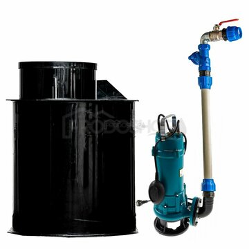 Szivattyús szennyvízakna JUMBO 1300x1200