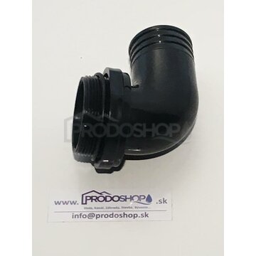 Műanyag csatlakozó DN 50 tömlőhöz külső menettel (könyök)