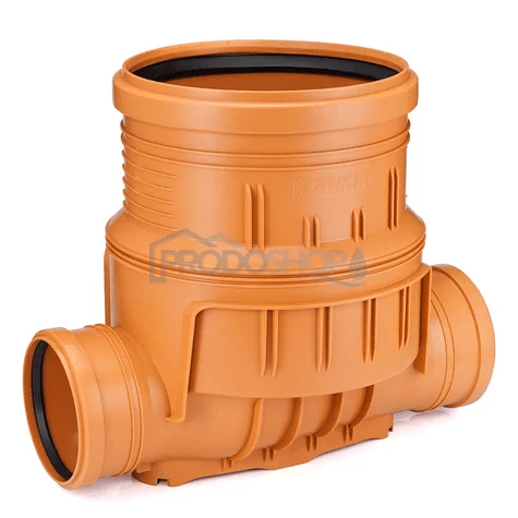 Bekötési rajz: A DN 315 ellenőrző aknának 2 DN 160 bemenete van. A felszálló csőhöz ø315 sima, 1500 mm hosszú csövet használnak.