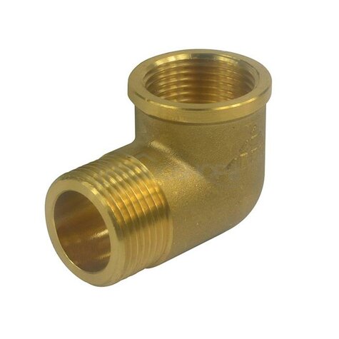 Könyök 1" MF sárgaréz